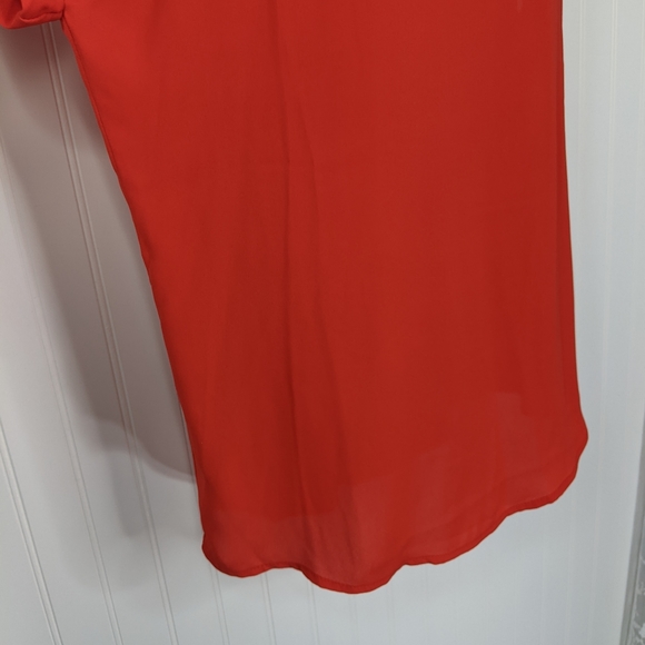 PLEIONE Pleated Back Flowy Shell Sz S - Picture 5 of 10